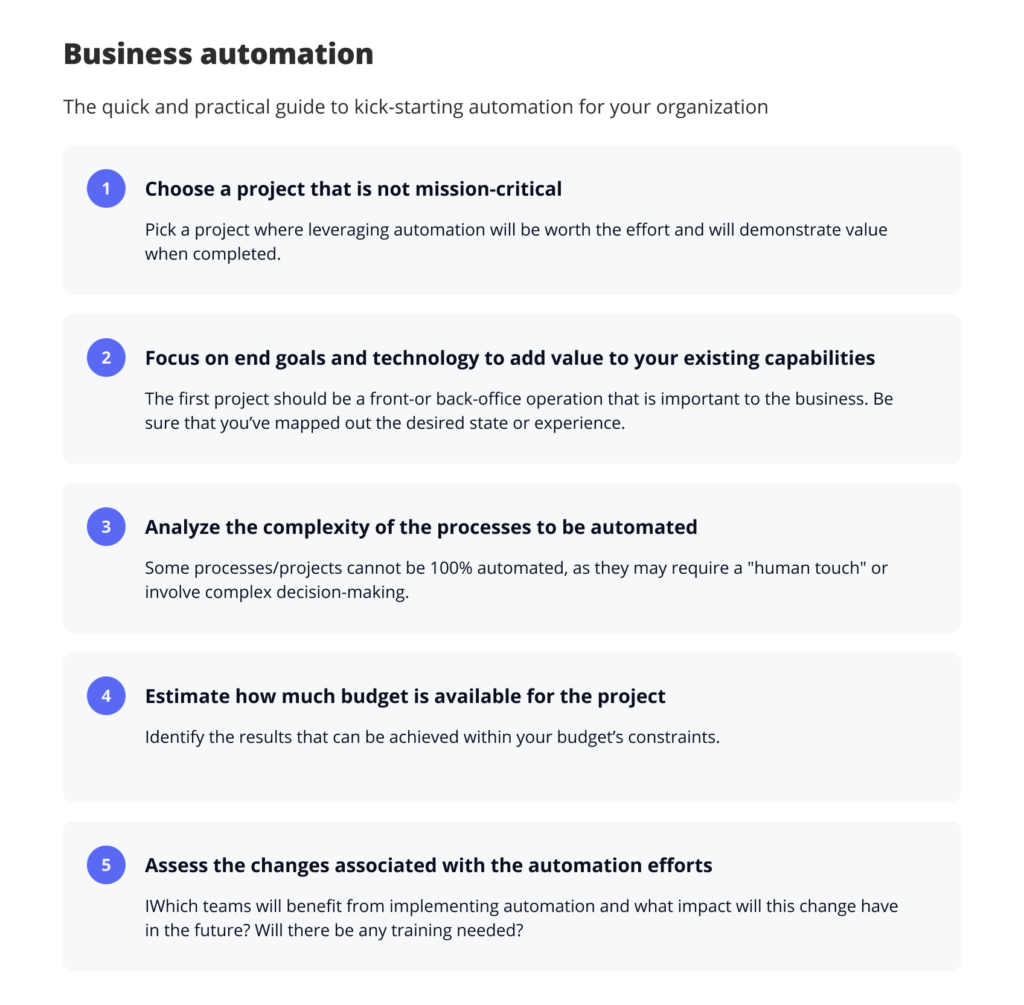 How to kick-start automation for your organization