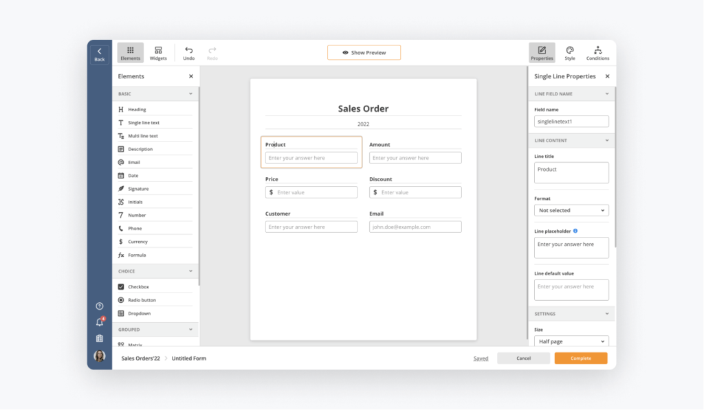Add and customize document templates