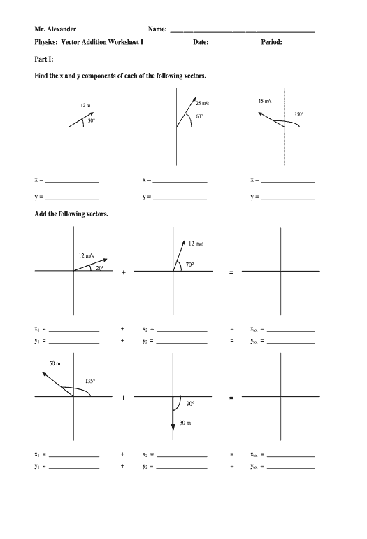 arrange-mr-alexander-physics-vector-addition-worksheet-1-answer-key-airslate