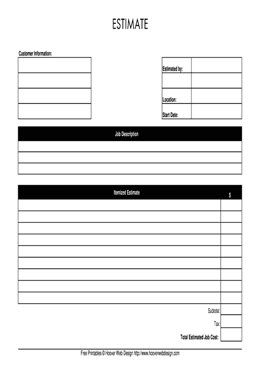 Archive job estimate template pdf SendGrid send Campaign bot