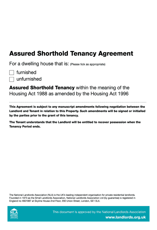 Consolidate nla tenancy agreement OneDrive Bot
