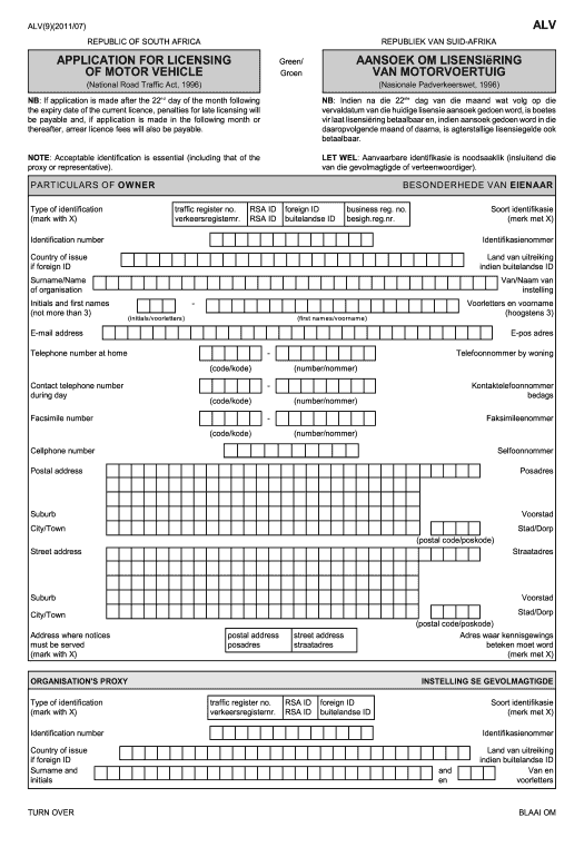 Pre-fill car licence renewal form Pre-fill from Litmos bot