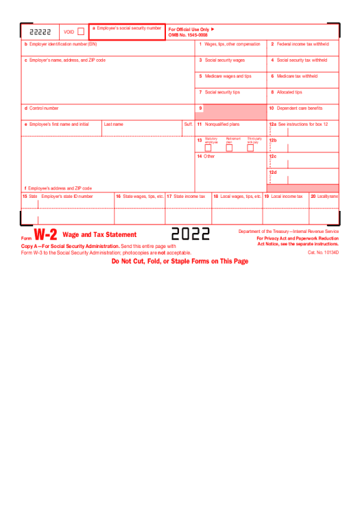 Interface w2 form Pre-fill Document Bot