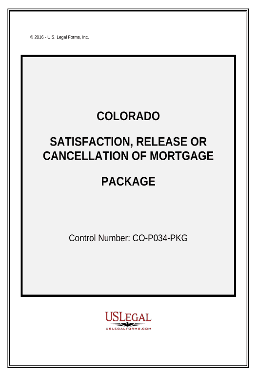 Extract Satisfaction, Cancellation or Release of Mortgage Package - Colorado Email Notification Postfinish Bot