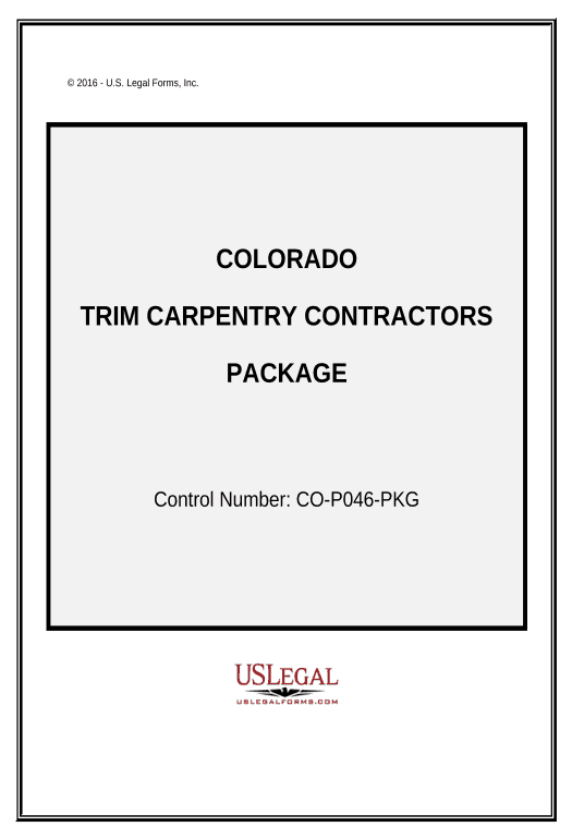 Integrate Trim Carpentry Contractor Package - Colorado Slack Notification Postfinish Bot