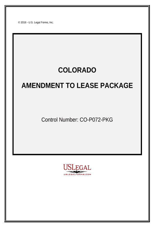 Export Amendment of Lease Package - Colorado Text Message Notification Bot