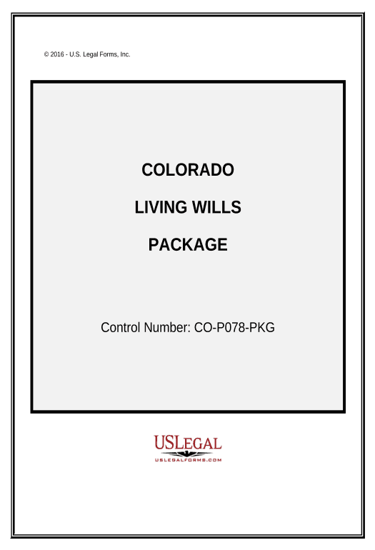 Integrate Living Wills and Health Care Package - Colorado Update NetSuite Records Bot
