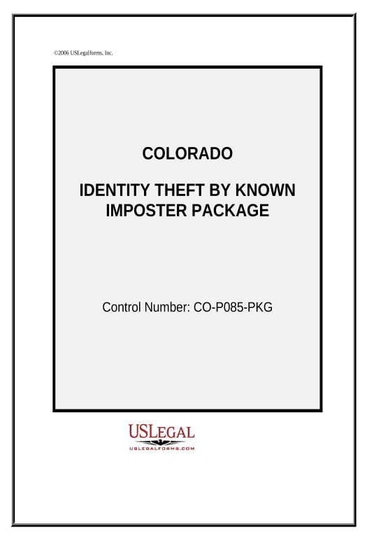 Integrate Identity Theft by Known Imposter Package - Colorado Calculate Formulas Bot
