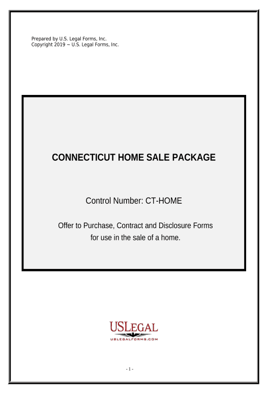 Automate Real Estate Home Sales Package with Offer to Purchase, Contract of Sale, Disclosure Statements and more for Residential House - Connecticut Netsuite