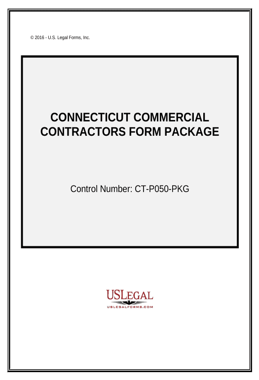 Synchronize Commercial Contractor Package - Connecticut Notify Salesforce Contacts
