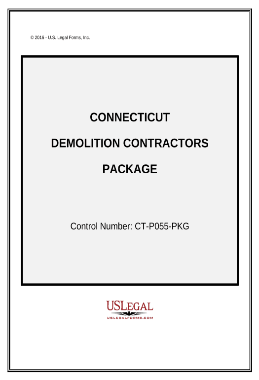 Extract Demolition Contractor Package - Connecticut Roles Reminder Bot