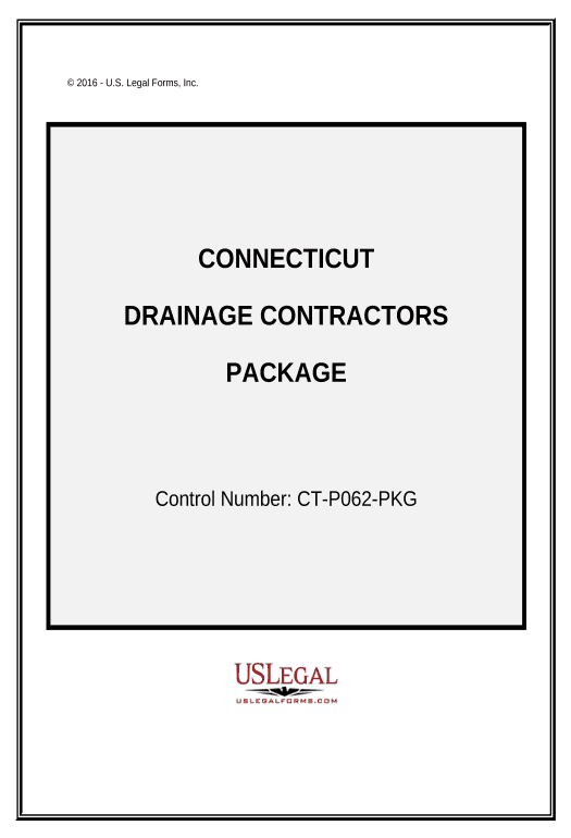 Export Drainage Contractor Package - Connecticut Remind to Create Slate Bot