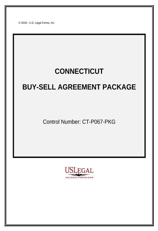 Export Buy Sell Agreement Package - Connecticut Pre-fill from Salesforce Record Bot