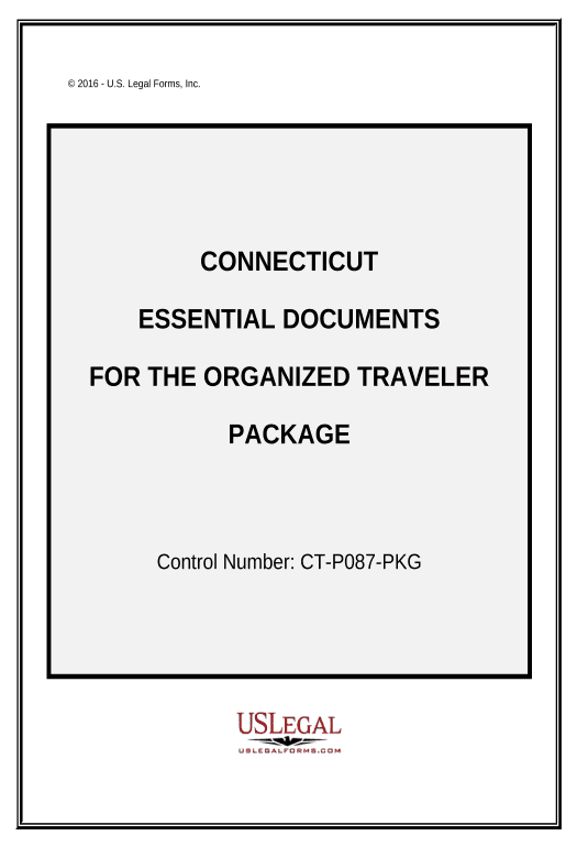 Manage Essential Documents for the Organized Traveler Package - Connecticut Slack Notification Bot