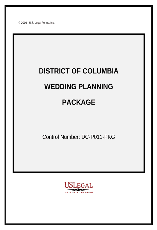 Archive Wedding Planning or Consultant Package - District of Columbia Export to Salesforce Bot