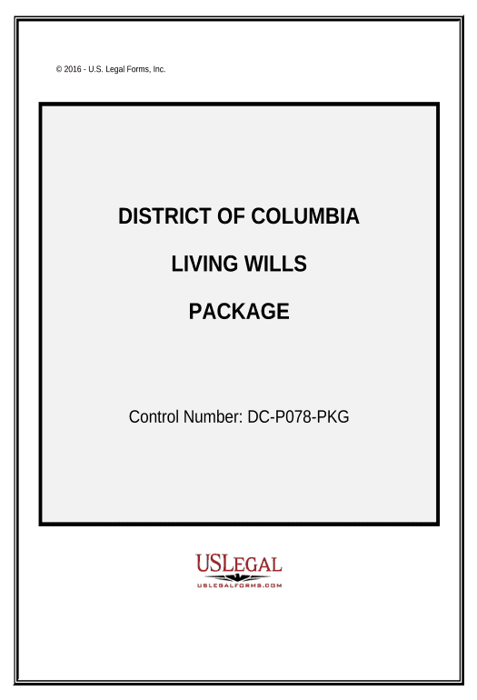 Update Living Wills and Health Care Package - District of Columbia Export to MS Dynamics 365 Bot