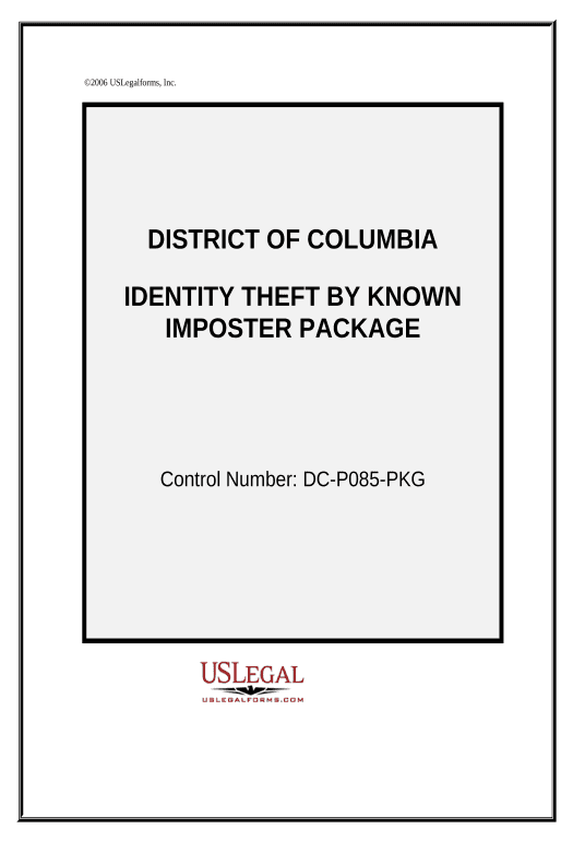 Synchronize Identity Theft by Known Imposter Package - District of Columbia Google Calendar Bot