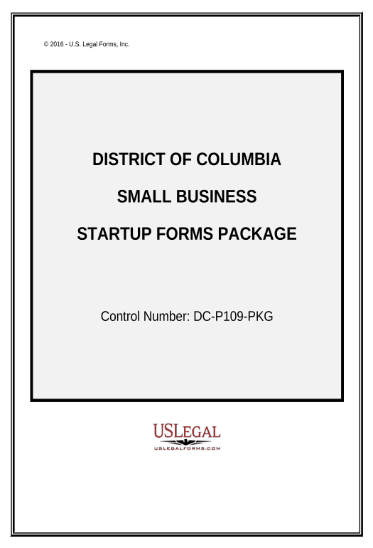 Automate Disitrict of Columbia Small Business Startup Package - District of Columbia Rename Slate Bot