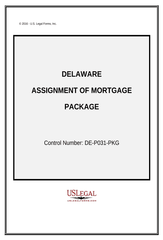 Manage Assignment of Mortgage Package - Delaware Pre-fill from Excel Spreadsheet Bot