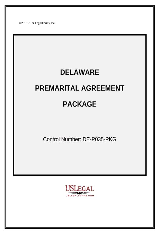 Export Premarital Agreements Package - Delaware Update MS Dynamics 365 Record