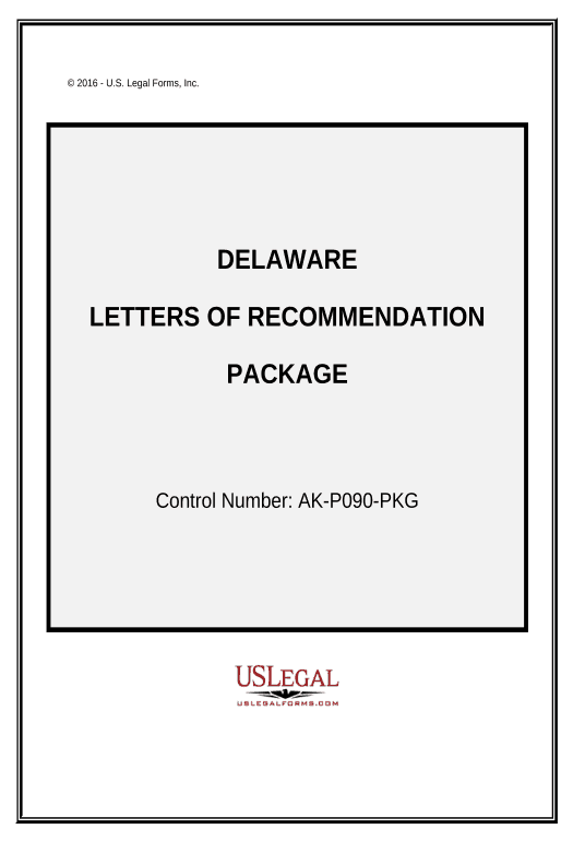 Incorporate Letters of Recommendation Package - Delaware Update MS Dynamics 365 Record