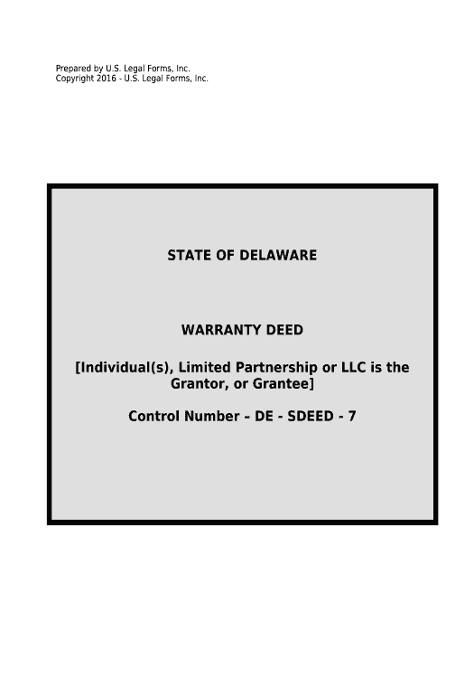 Automate Warranty Deed from Individuals, Limited Partnership or LLC is the Grantor or Grantee - Delaware Archive to SharePoint Folder Bot
