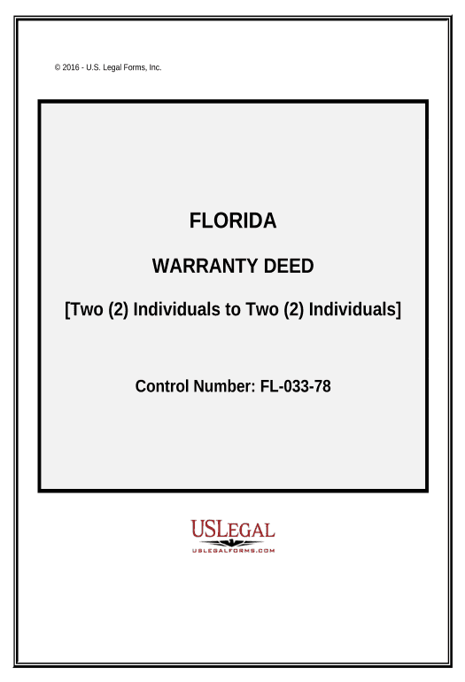 Archive Warranty Deed - Two Individuals to Two Individuals - Florida Email Notification Bot