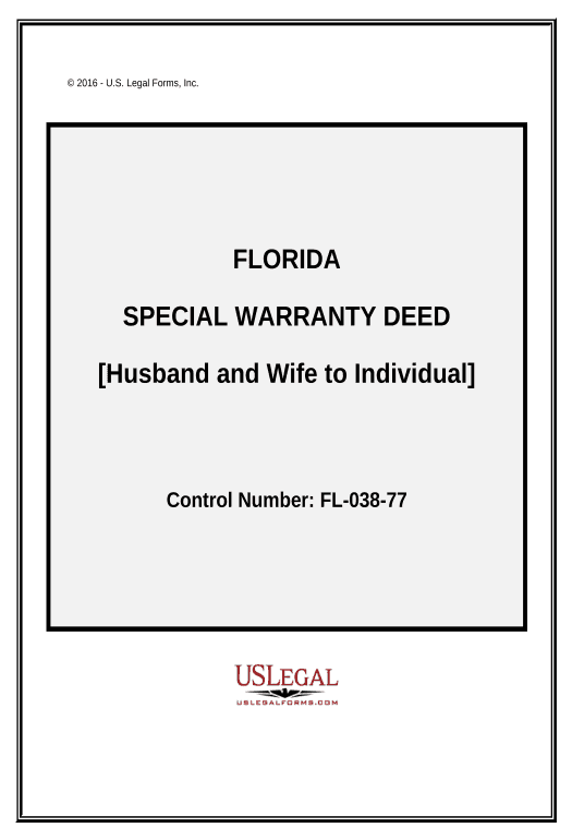 Archive Special Warranty Deed - Husband and Wife to Individual - Florida Google Calendar Bot