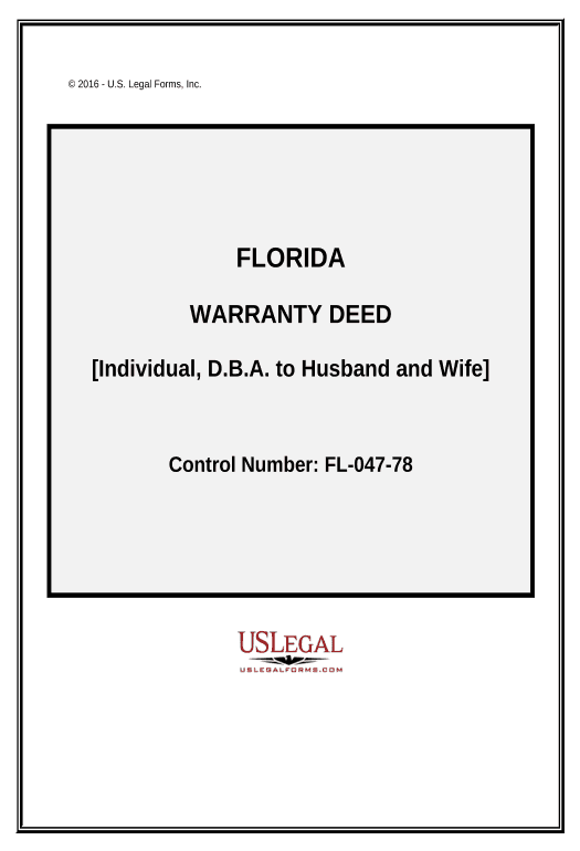 Incorporate deed husband wife florida Pre-fill from AirTable Bot