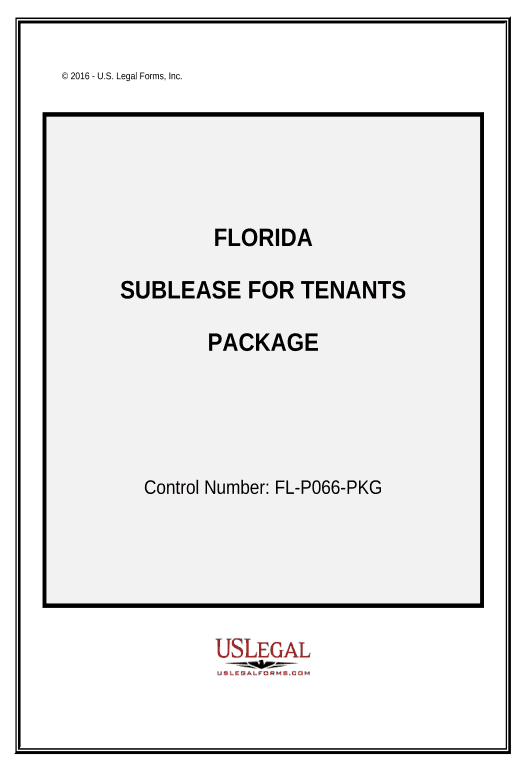 Update Landlord Tenant Sublease Package - Florida Netsuite