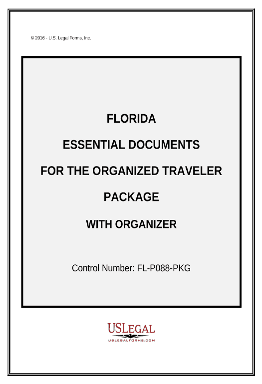 Archive Essential Documents for the Organized Traveler Package with Personal Organizer - Florida Export to Excel 365 Bot