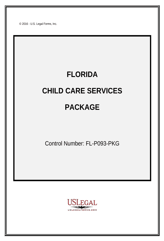 Pre-fill Child Care Services Package - Florida Audit Trail Bot