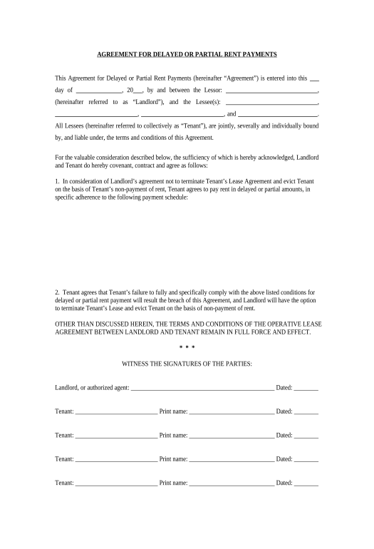 Synchronize Agreement for Delayed or Partial Rent Payments - Georgia Pre-fill from Excel Spreadsheet Bot