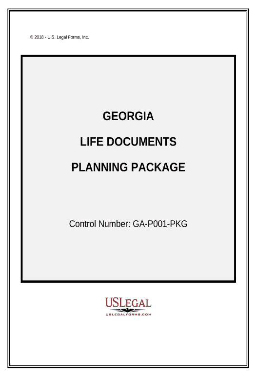 Synchronize Life Documents Planning Package, including Will, Power of Attorney and Living Will - Georgia Create QuickBooks invoice Bot