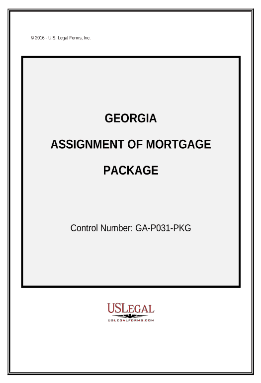Update Assignment of Mortgage Package - Georgia Export to MS Dynamics 365 Bot