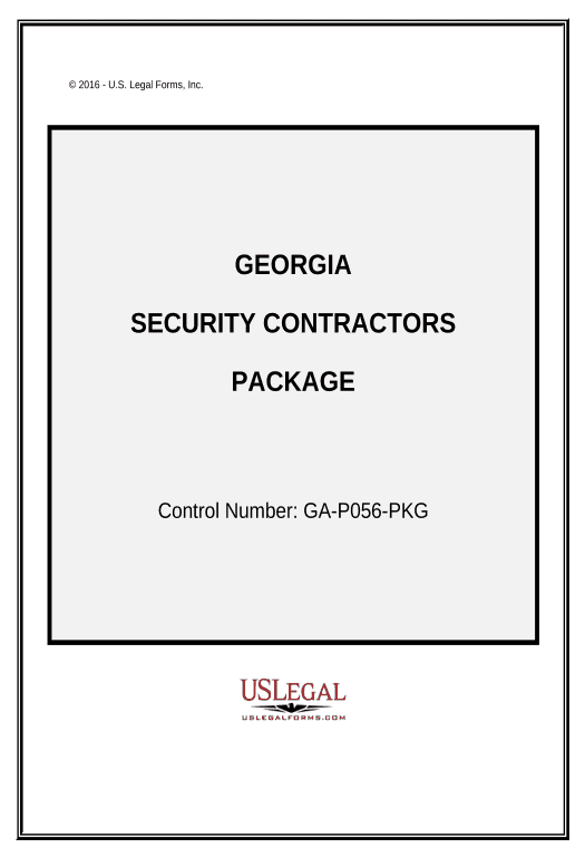 Automate Security Contractor Package - Georgia Create Salesforce Record Bot