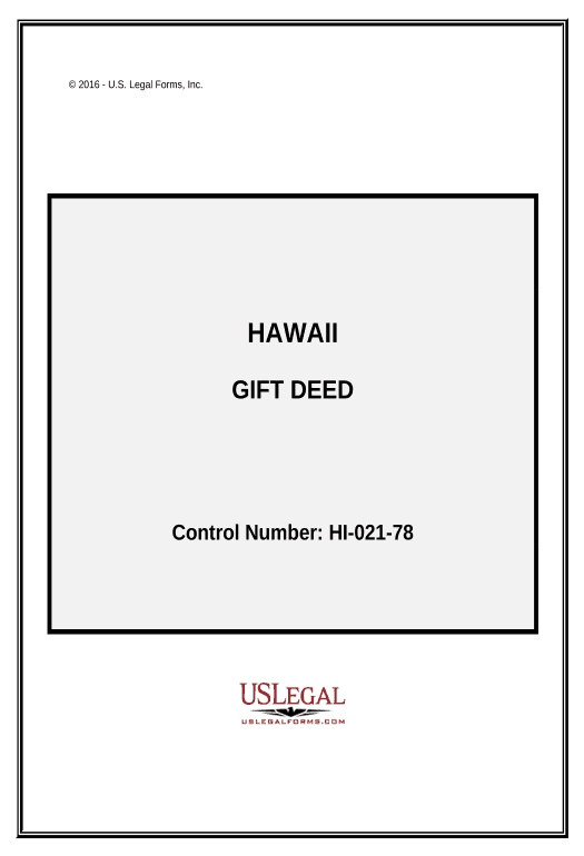 Archive Gift Deed from an Individual to an Unincorporated Association or a Not-for-Profit organization - Hawaii Email Notification Postfinish Bot