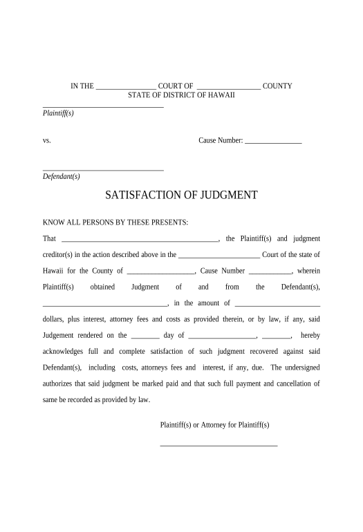 Update hawaii judgment Pre-fill from AirTable Bot