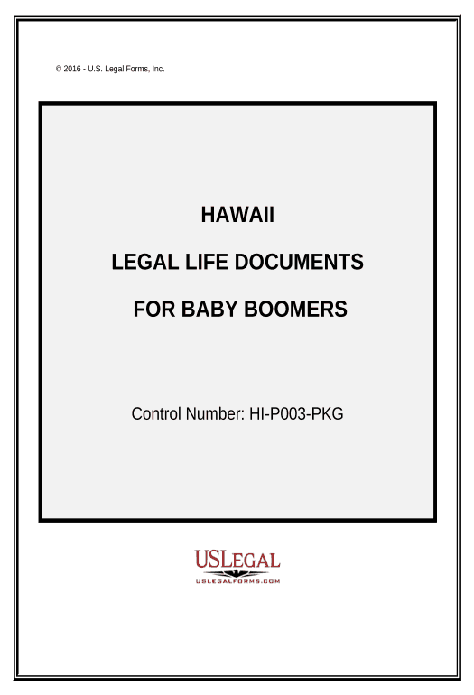 Extract Essential Legal Life Documents for Baby Boomers - Hawaii Pre-fill from MySQL Dropdown Options Bot