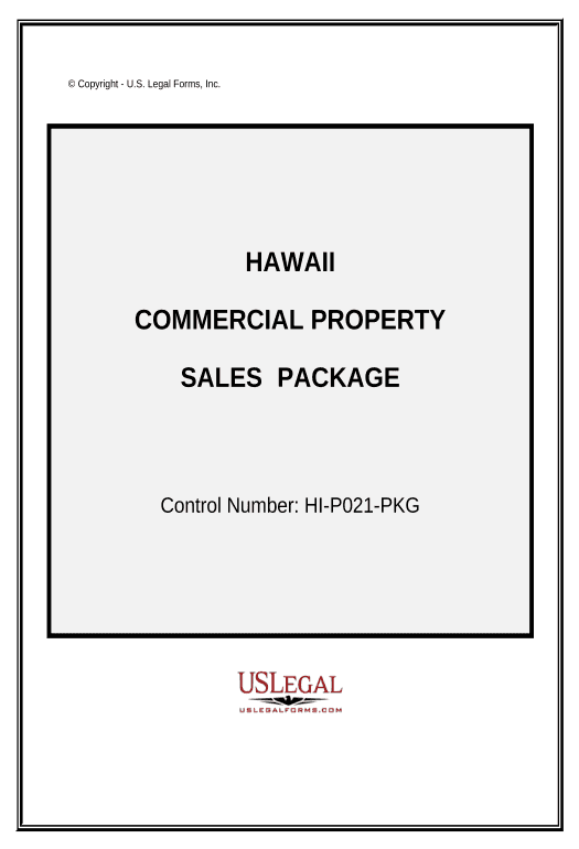 Arrange Commercial Property Sales Package - Hawaii Webhook Postfinish Bot