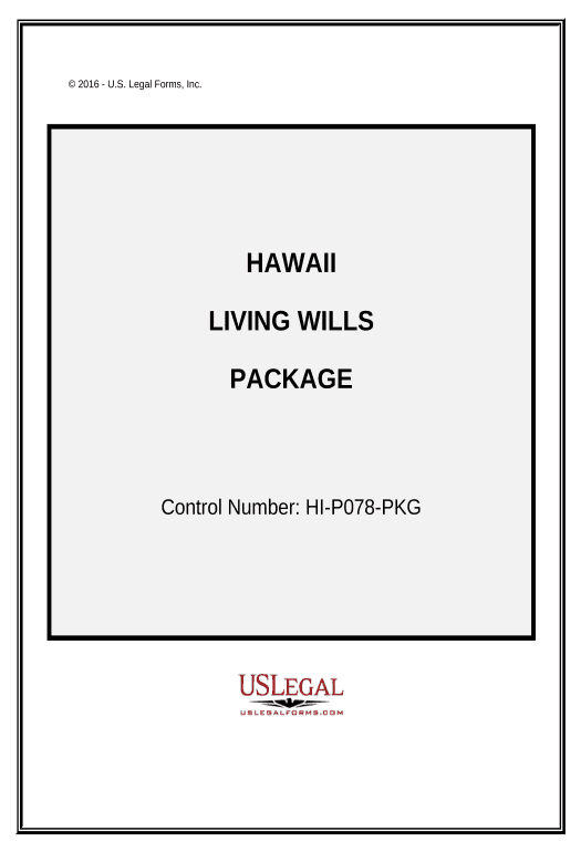 Pre-fill Living Wills and Health Care Package - Hawaii Update MS Dynamics 365 Record