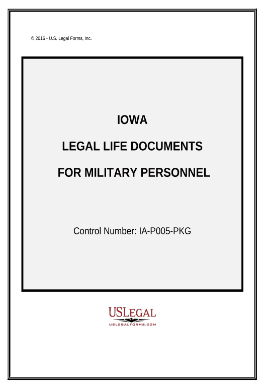 Arrange Essential Legal Life Documents for Military Personnel - Iowa Pre-fill Dropdown from Airtable