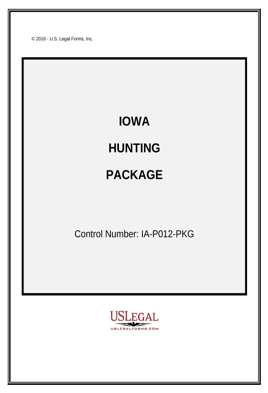 Incorporate Hunting Forms Package - Iowa Pre-fill from NetSuite Records Bot