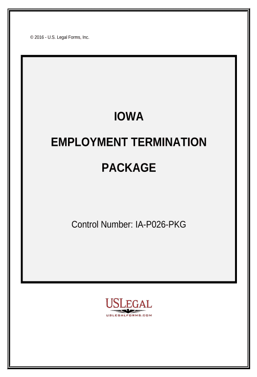 Pre-fill Employment or Job Termination Package - Iowa Salesforce