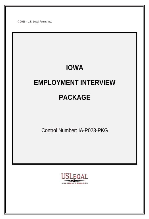 Synchronize Employment Interview Package - Iowa Trello Bot