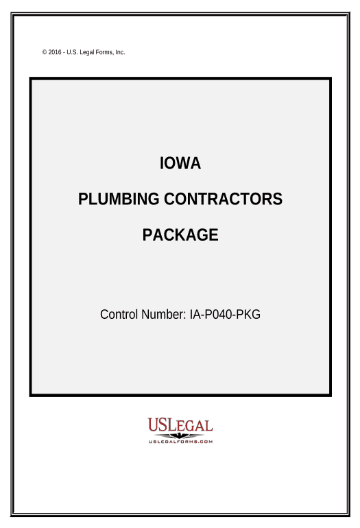 Synchronize Plumbing Contractor Package - Iowa Remind to Create Slate Bot