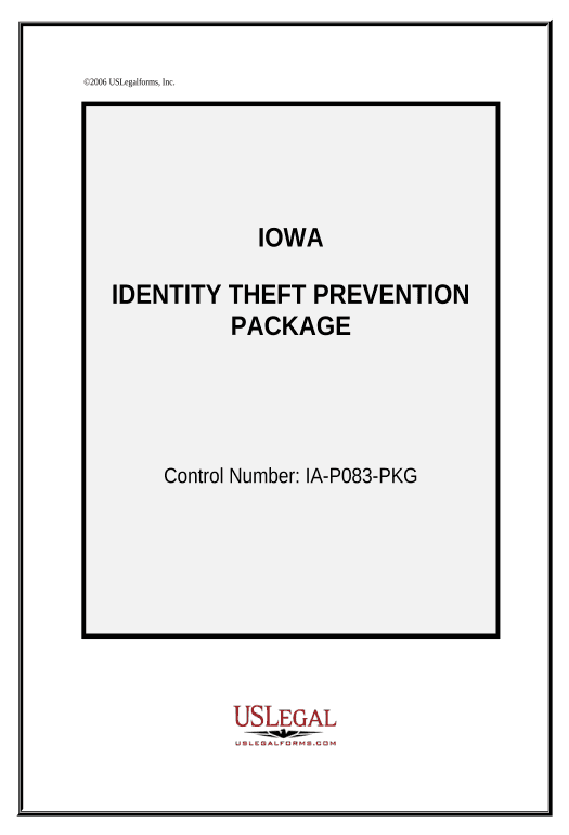 Arrange Identity Theft Prevention Package - Iowa Google Sheet Two-Way Binding Bot