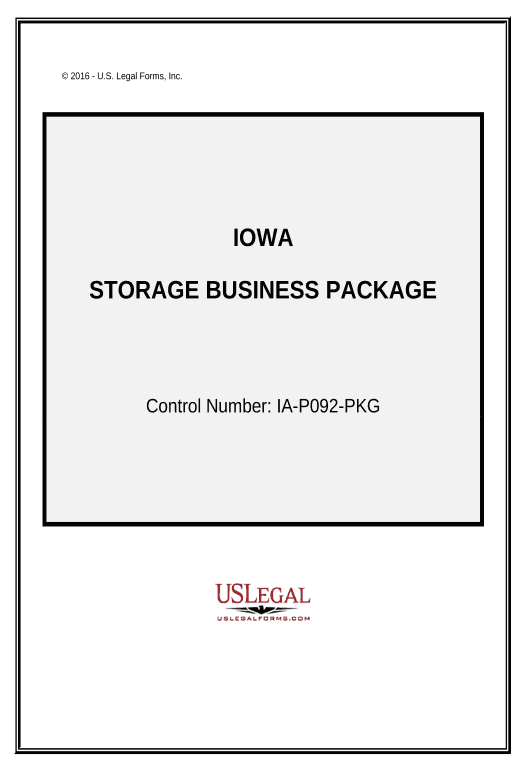 Export Storage Business Package - Iowa Email Notification Bot