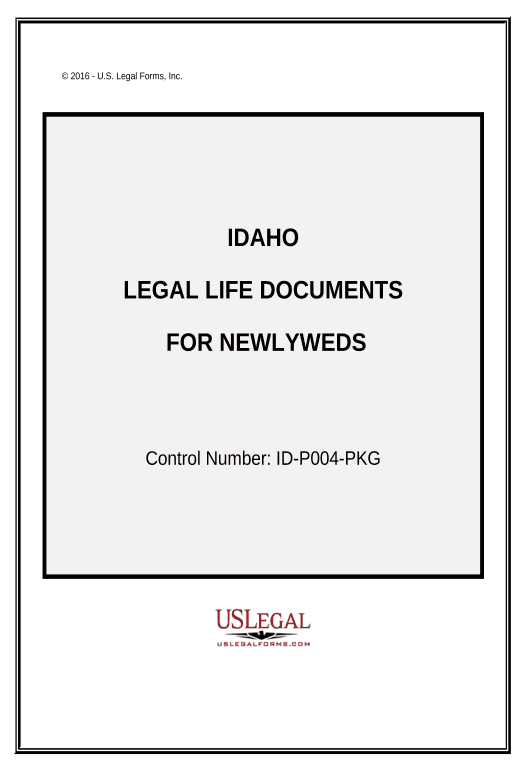 Update Essential Legal Life Documents for Newlyweds - Idaho Pre-fill Document Bot