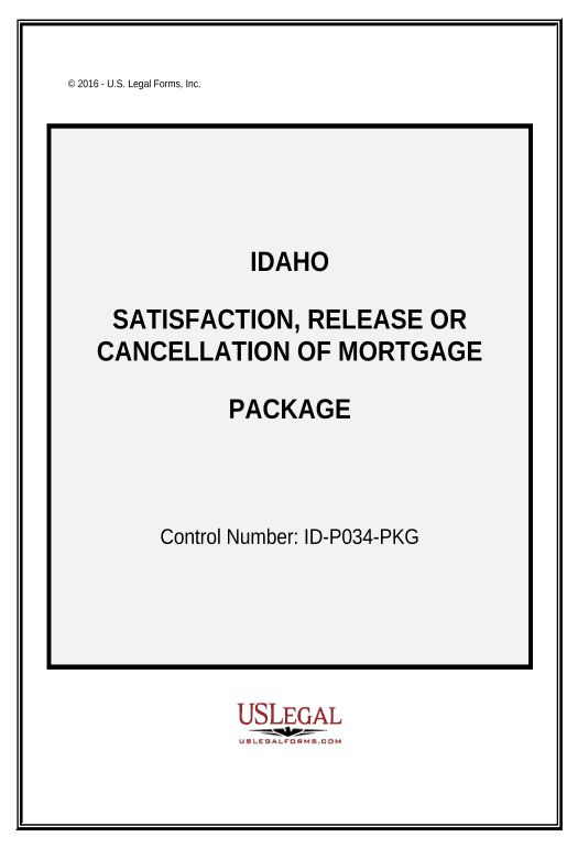 Integrate Satisfaction, Cancellation or Release of Mortgage Package - Idaho Pre-fill from Google Sheet Dropdown Options Bot